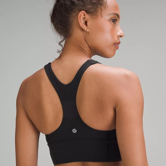 Wunder Train Black Long Line Bra Sports Bra 14 Nwt - Picture 2 of 6